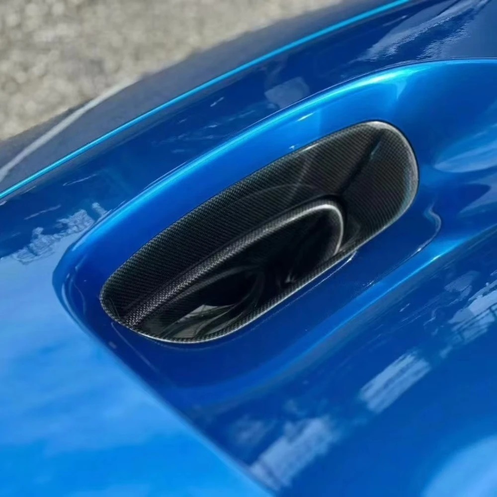 High Quality Fast Delivery Whole Sale Price Prepreg Dry Carbon Fiber Hood Vent Body Kits for F8